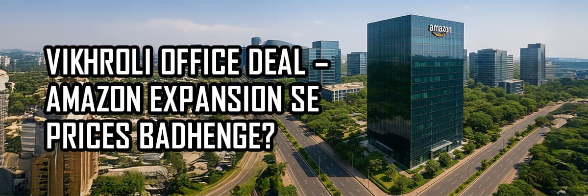 Amazon India Leases Massive Office Space in Mumbai's Vikhroli: A Deep Dive - Featured blog image