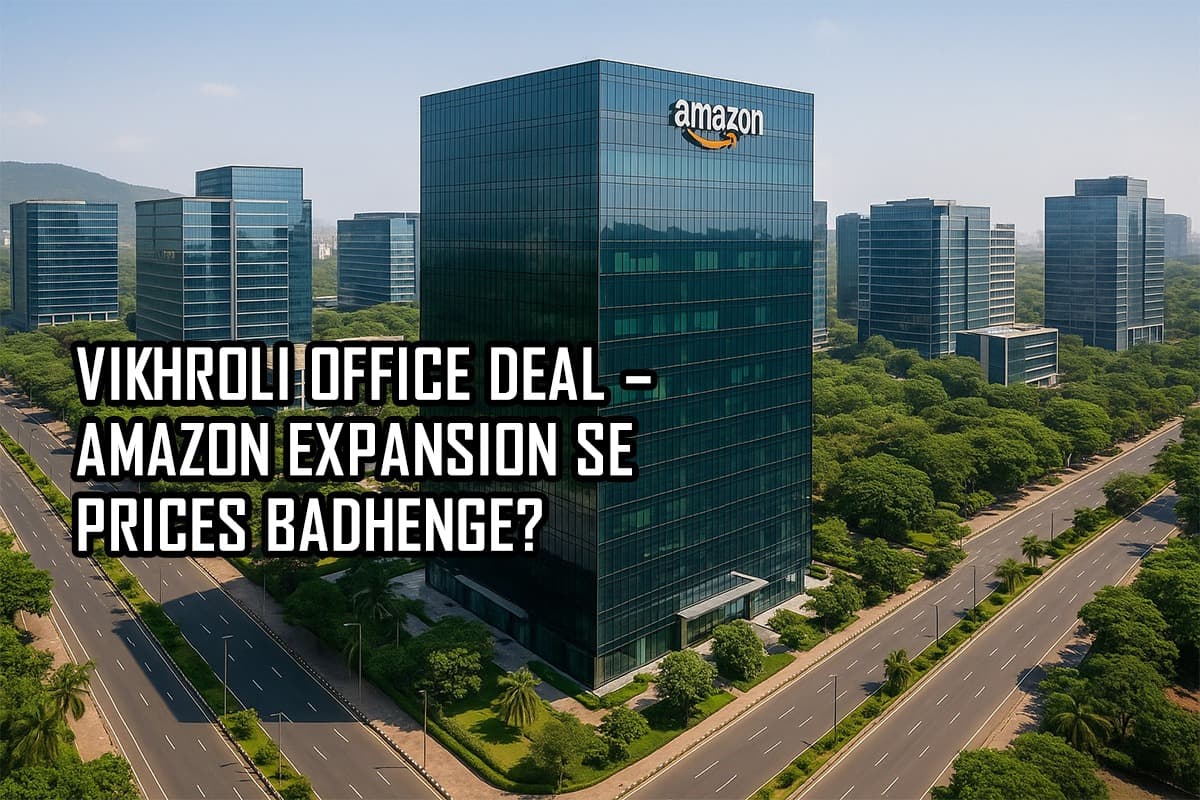 Amazon India Leases Massive Office Space in Mumbai's Vikhroli: A Deep Dive - Featured blog image