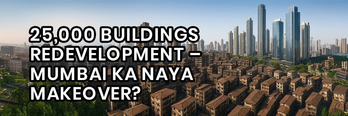 Mumbai Redevelopment Boom: 25,000 Buildings Eligible for Transformation - Featured blog image