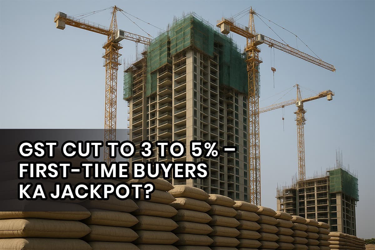 GST Rate Cut on Cement: Lower Real Estate Costs and Benefits for First-Time Homebuyers - Featured blog image