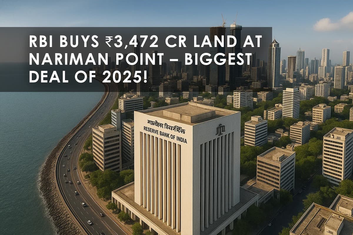 RBI's ₹3,472 Crore Land Deal: Reaffirming Nariman Point's Commercial Significance in 2025 - Featured blog image