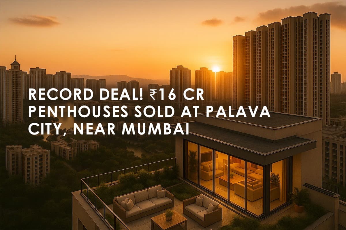 Luxury Penthouses in Lodha Palava City Near Mumbai Set Record at ₹16,400 Per Sq Ft - Featured blog image
