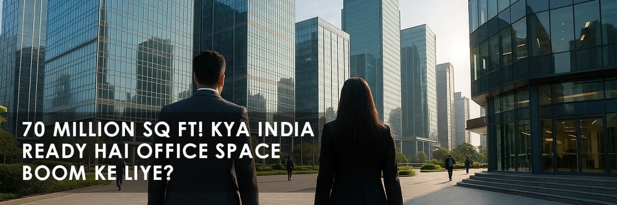 India's Office Space Demand to Reach 70 Million Sq Ft in 2024: Commercial Real Estate on the Rise - Thumbnail image