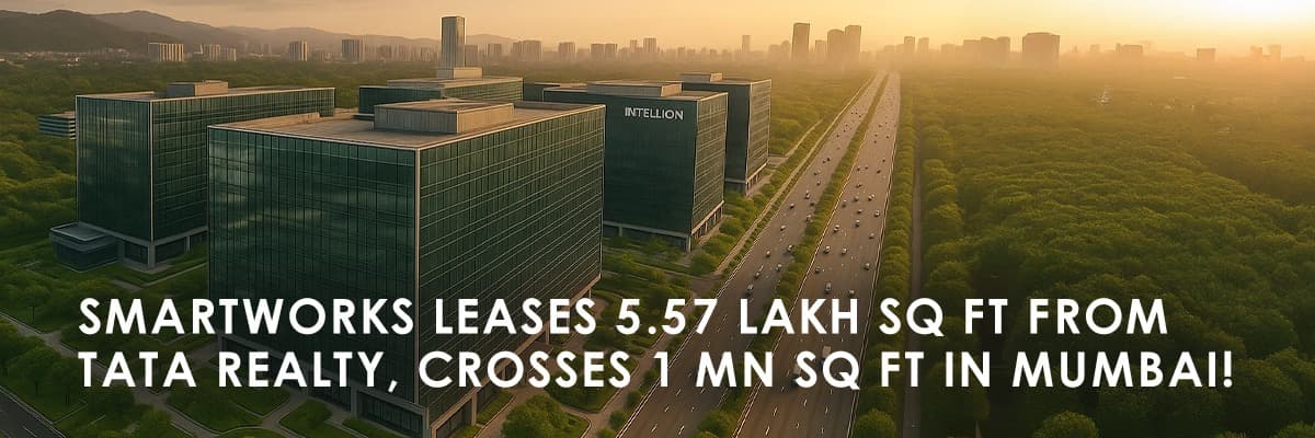 Smartworks Expands Mumbai Footprint: Leases 5.57 Lakh Sq Ft from Tata Realty - Featured blog image