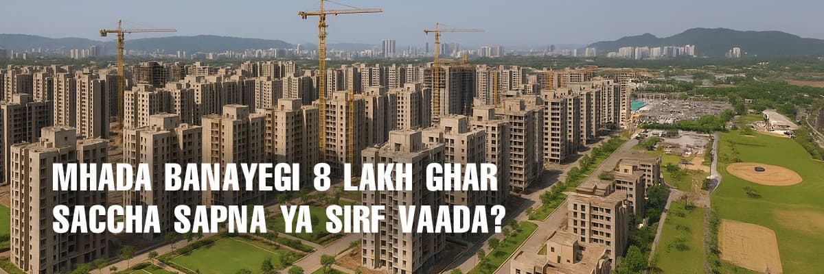 MHADA to Construct 8 Lakh Affordable Homes in Maharashtra: A Detailed Overview - Featured blog image