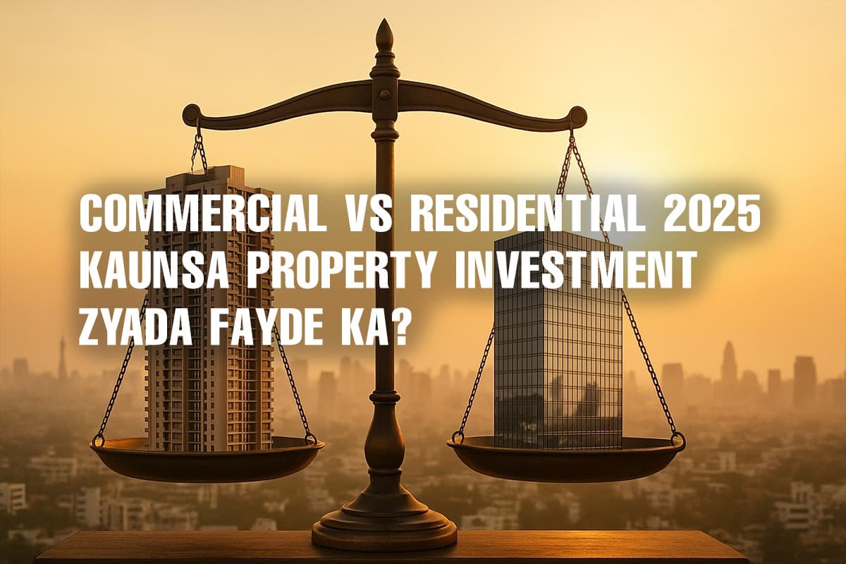 Commercial vs Residential Investments: Making the Right Choice in India - Featured blog image