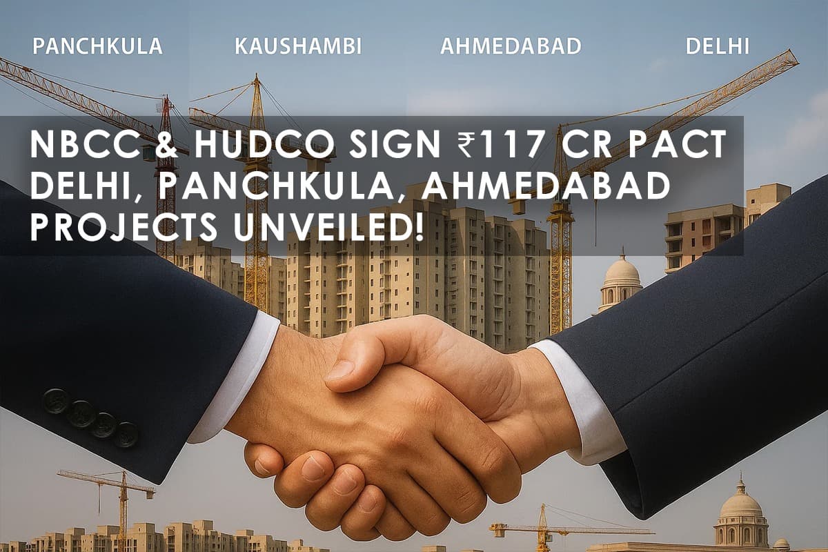 NBCC & HUDCO's ₹117 Cr MoU: Reshaping Urban Development in India - Featured blog image