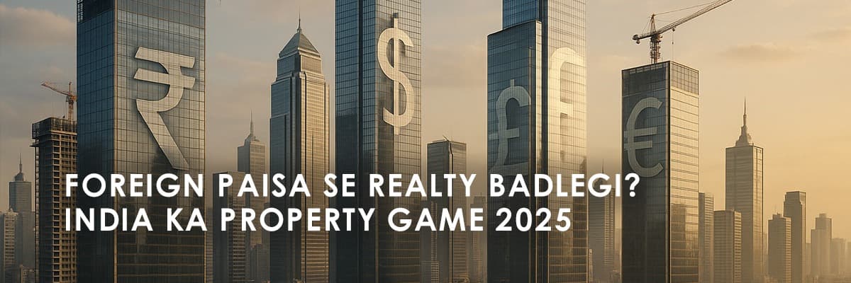 Foreign Investors Reshaping Indian Real Estate in 2025 - Featured blog image