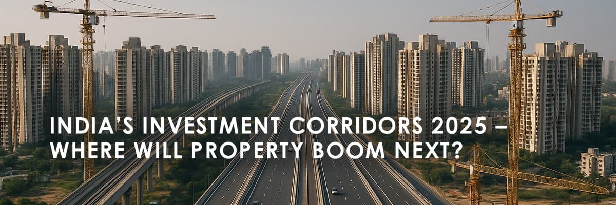Top-Performing Investment Corridors in India 2025: Where the Future of Property Lies - Featured blog image