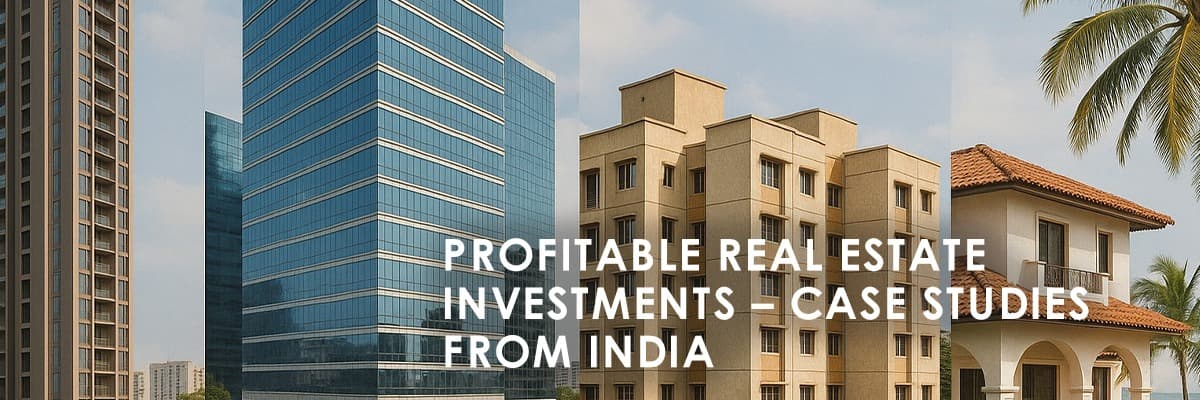 Case Studies of Profitable Real Estate Investments in India (2025) - Featured blog image