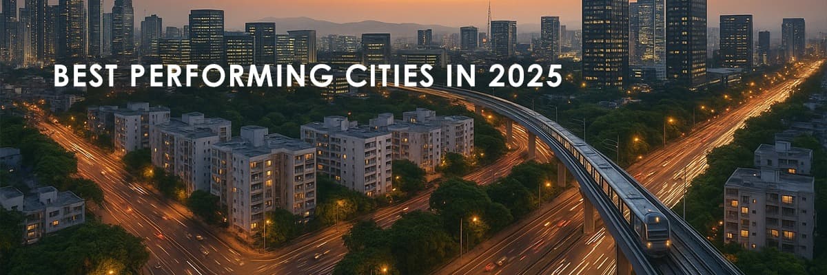 Top Performing Cities for Home Sales in India 2025 - Featured blog image