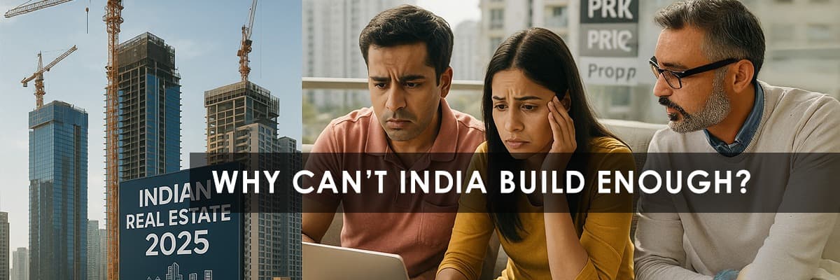 The Demand-Supply Gap in Indian Real Estate: Challenges and Solutions - Featured blog image
