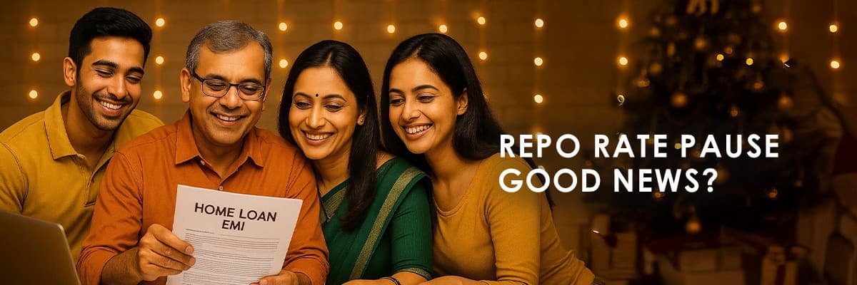 RBI Holds Repo Rate Steady: Impact on Home Loan EMIs and Housing Demand - Featured blog image