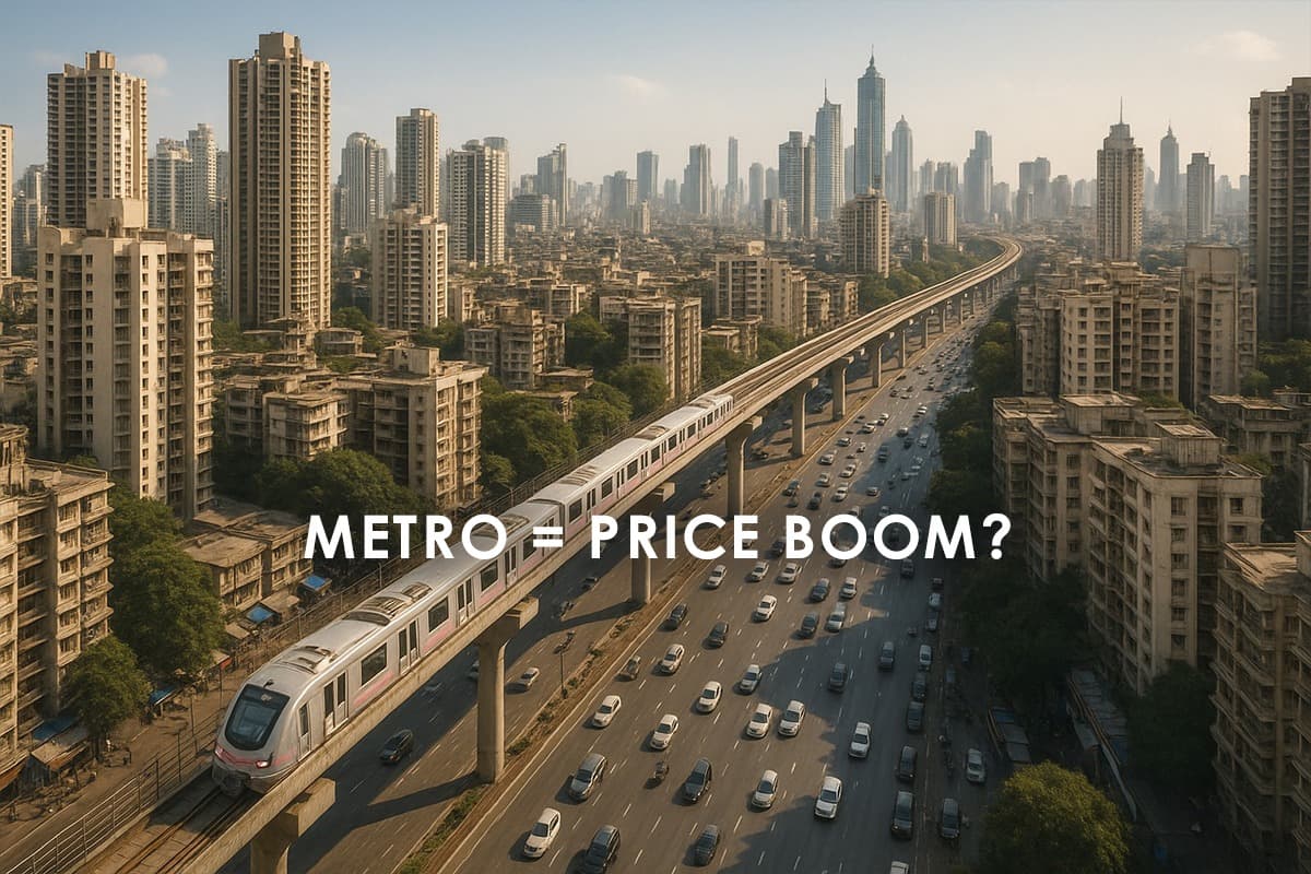 Impact of Metro Expansion on Property Rates in Mumbai - Featured blog image