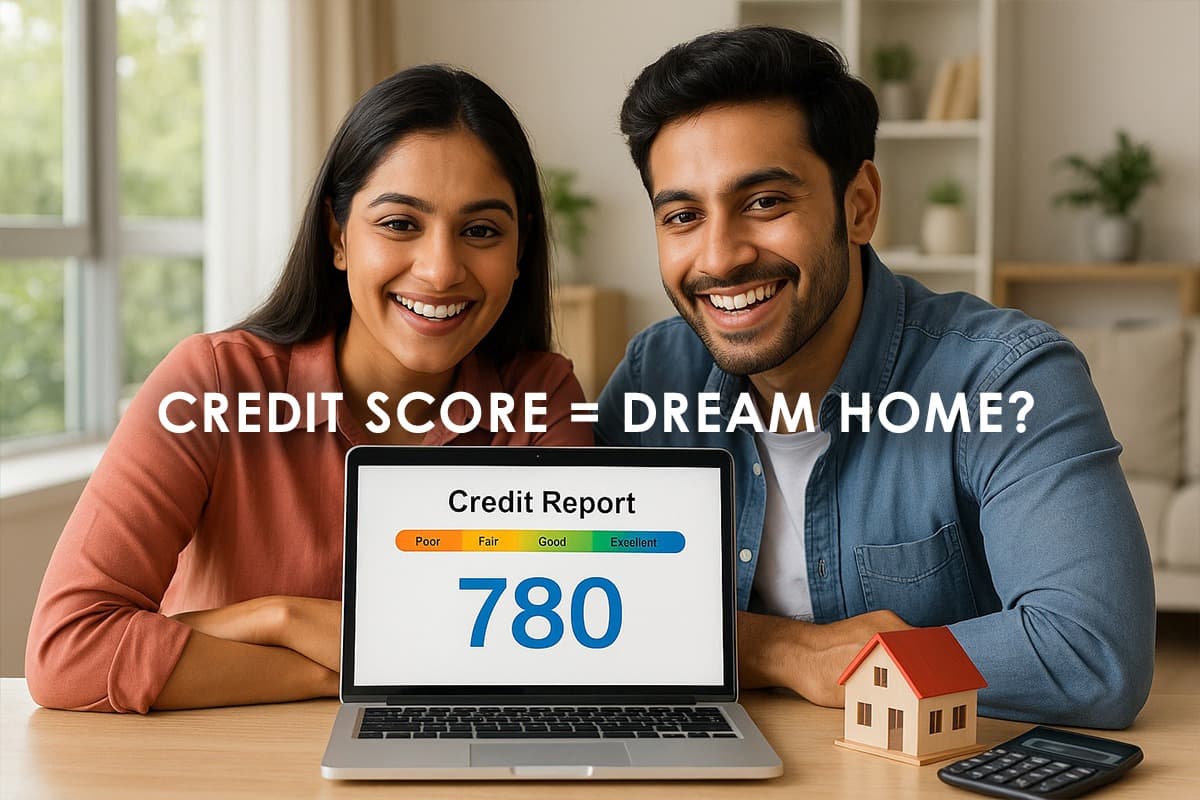 How Your Credit Score Affects Your Home Loan in India - Featured blog image