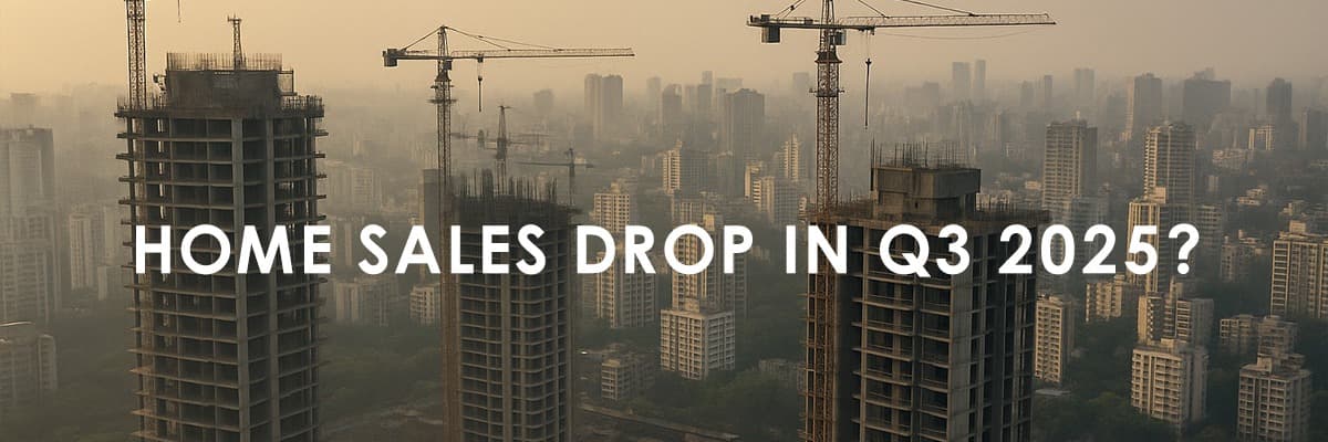 India Housing Sales Dip Slightly in Q3 2025, But Premium Segment Drives Value Growth - Featured blog image