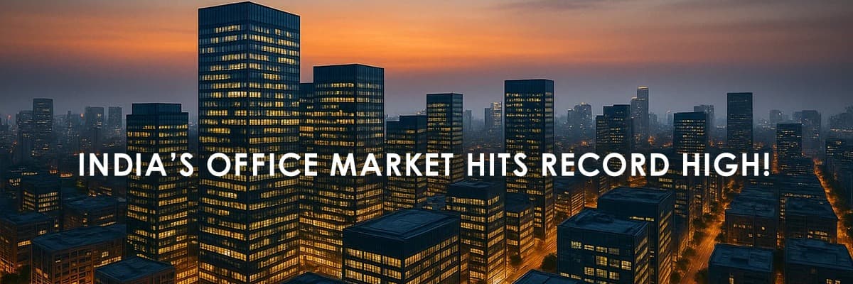 India's Office Market Boom: 57 Mn Sq Ft Absorption in Jan-Sept 2025 - Thumbnail image