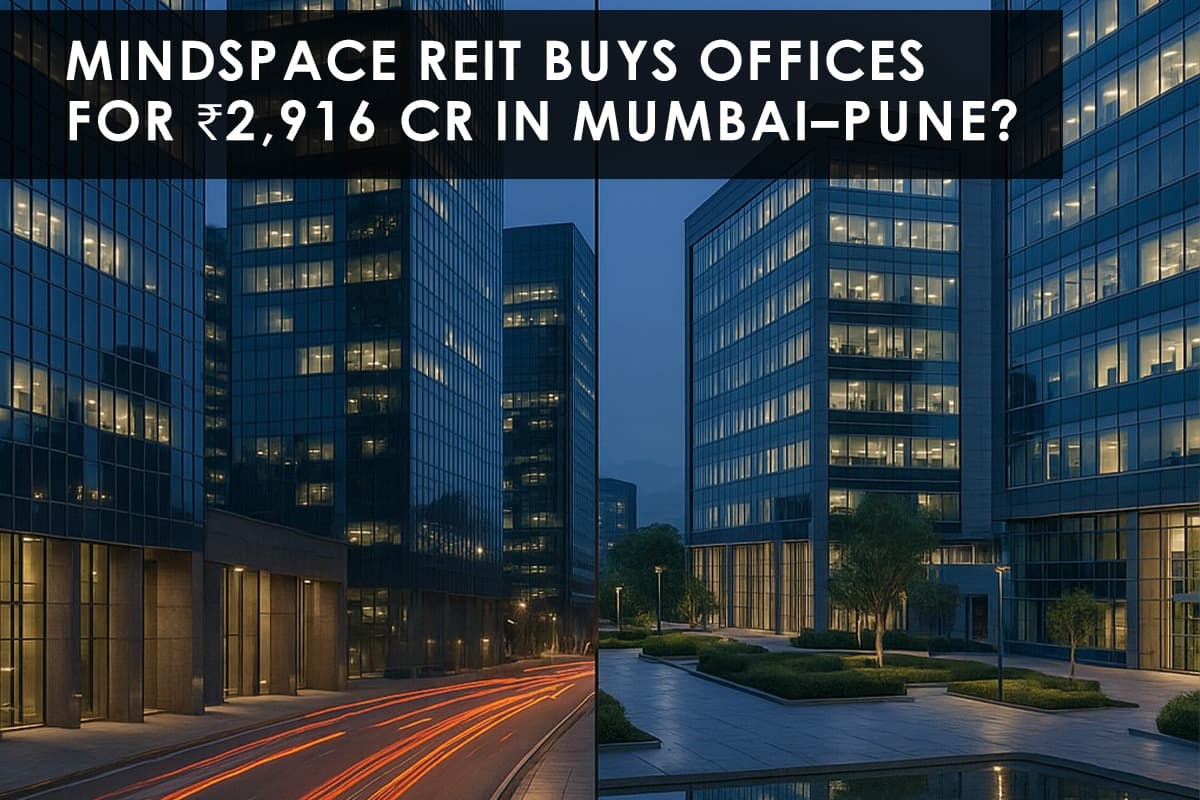 Mindspace REIT's ₹2,916 Crore Acquisition: Transforming Mumbai–Pune Commercial Real Estate - Featured blog image