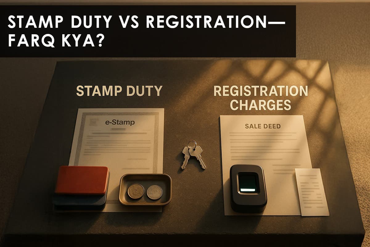 Stamp Duty vs. Registration Charges: Key Differences Explained - Featured blog image