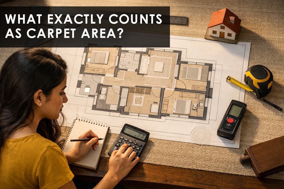 How to Calculate Carpet Area in a Flat: A Comprehensive Guide for Homebuyers - Featured blog image