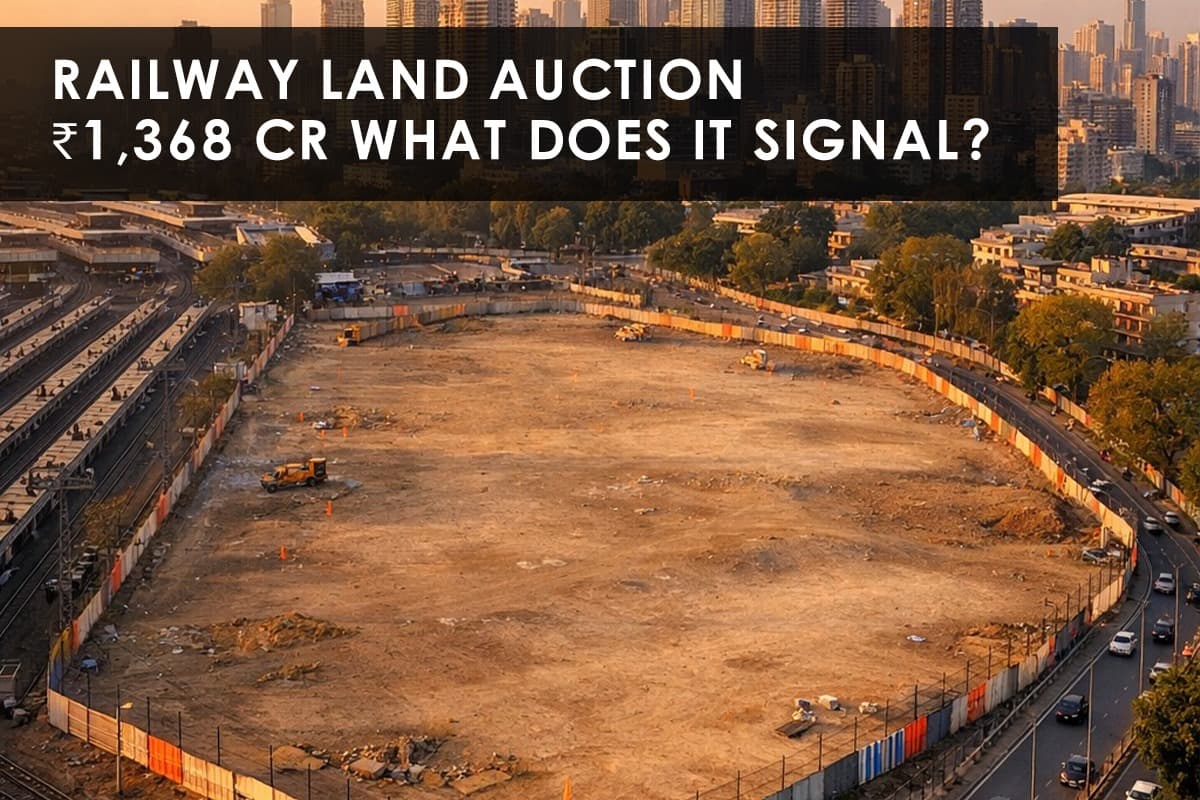 Railways Receive ₹1,368-Crore Bid for Central Mumbai Land: Why This Deal Matters - Featured blog image