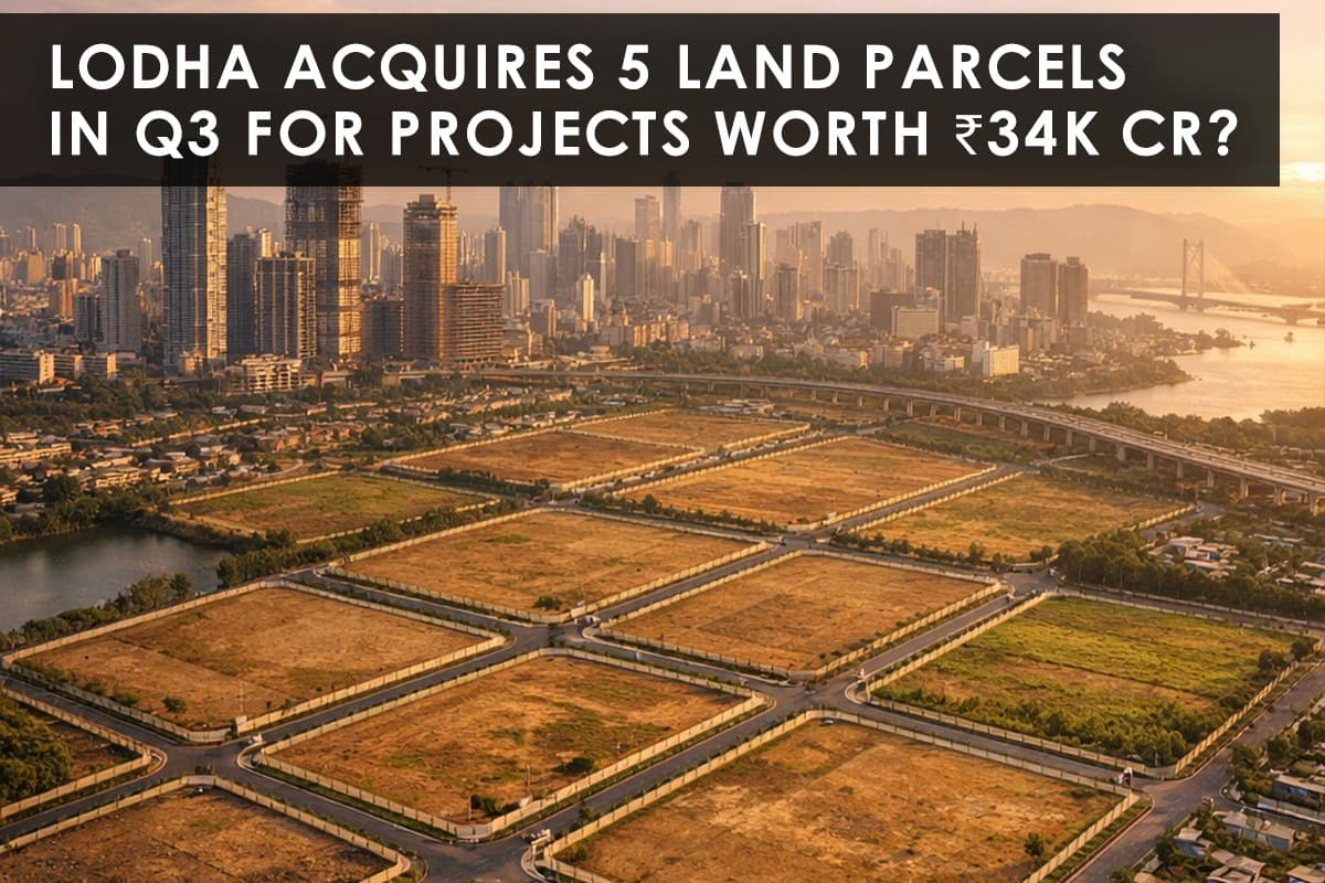 Lodha Developers Expands Footprint with ₹34,000 Crore Land Acquisition - Featured blog image
