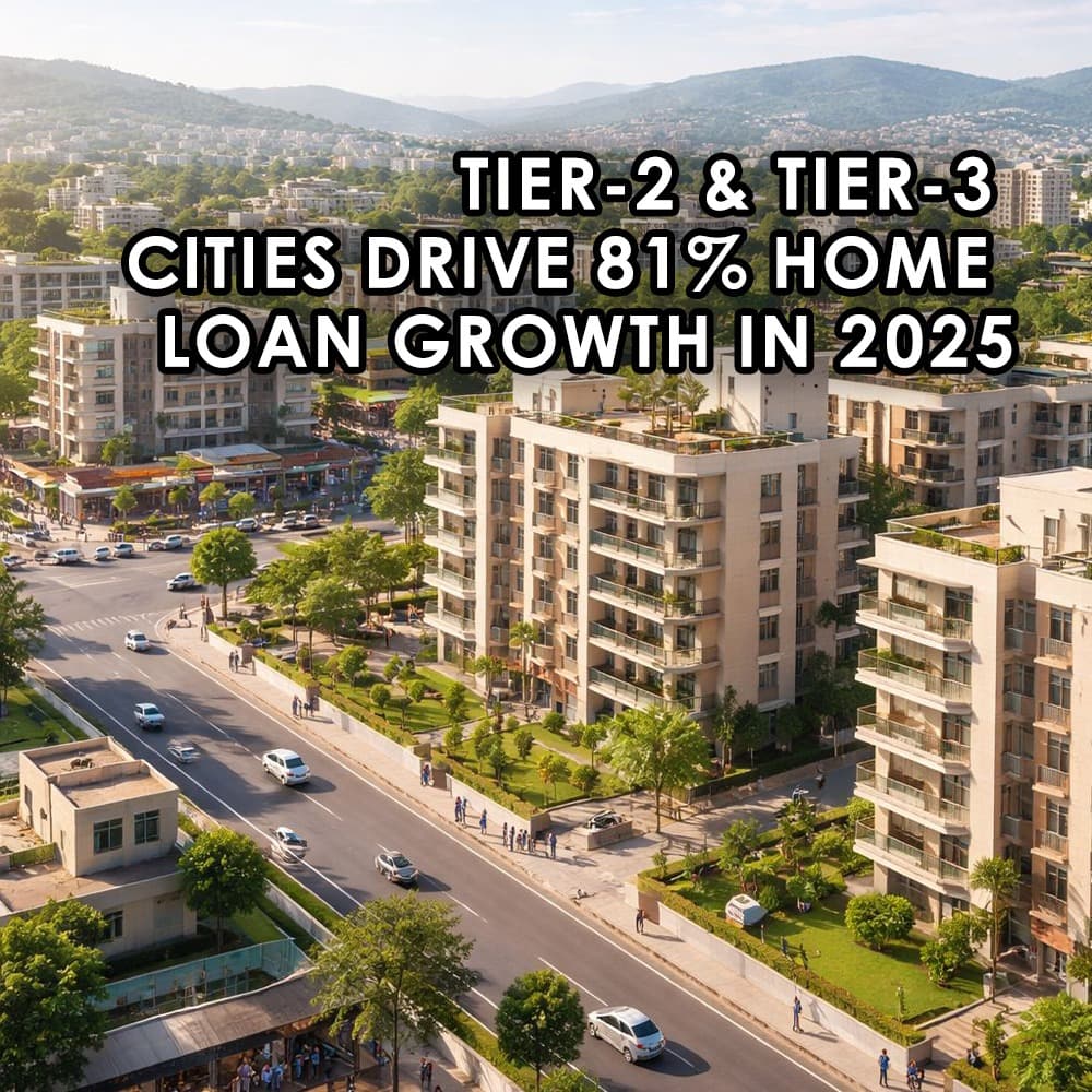 Smaller Cities Emerge as New Engines of Home Loan Growth in India - Feature image