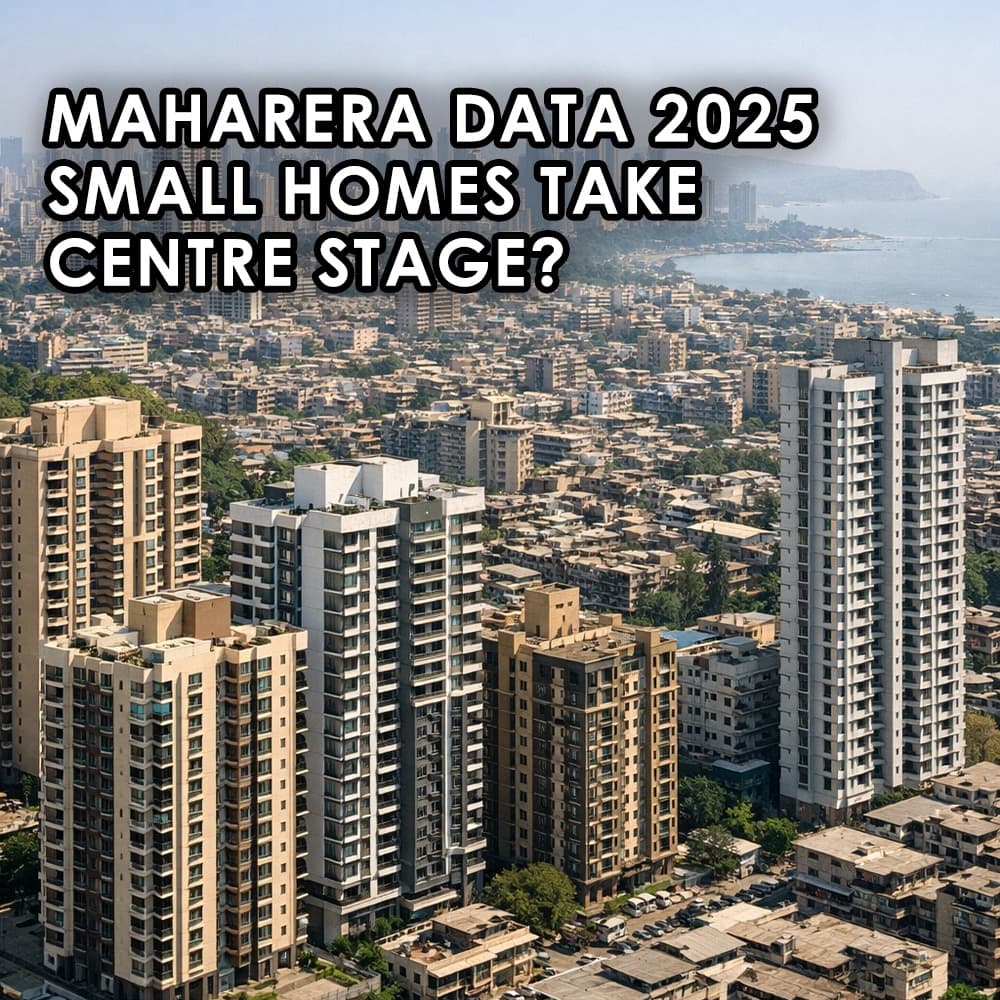 Smaller Homes Dominate New Housing Supply in Mumbai, MahaRERA Data Shows - Feature image