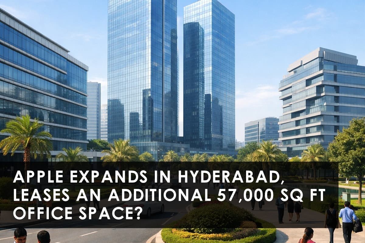 Apple Expands Hyderabad Presence: New Leasing at WaveRock IT Park - Featured blog image