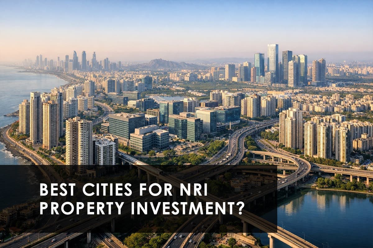 Top Indian Cities NRIs Should Invest in Real Estate (2025) - Featured blog image