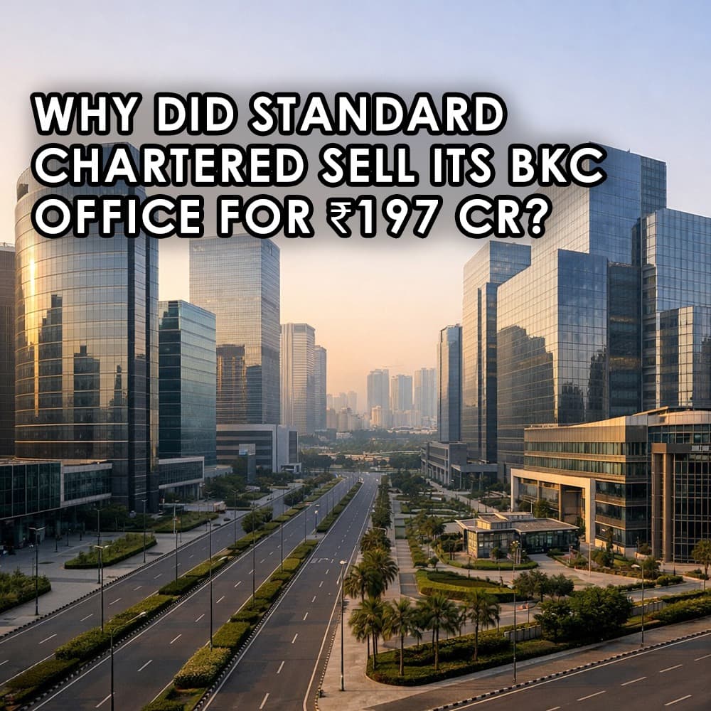 Standard Chartered Bank Divests Premium Office Space in Mumbai’s BKC for ₹197 Crore: A Detailed Analysis - Feature image