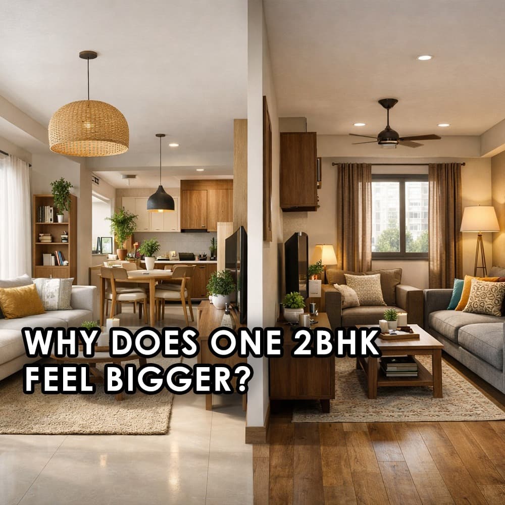Why Two 2BHKs of the Same Carpet Area Feel Different - Feature image