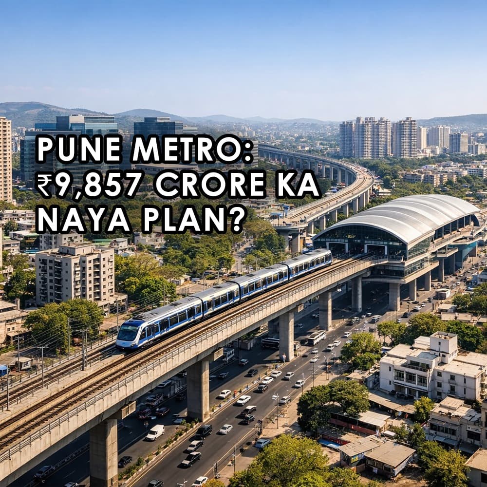 Pune Metro Expansion: ₹9,857 Crore Project Approved for Two New Corridors - Feature image