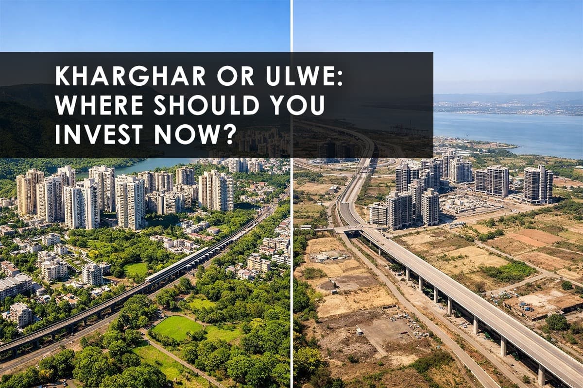 Kharghar vs Ulwe: A Detailed Comparison for Navi Mumbai Homebuyers - Featured blog image