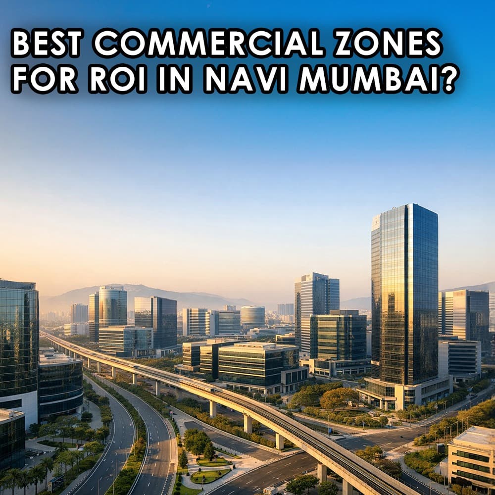 High-Yield Commercial Zones in Navi Mumbai: Where Smart Investors Are Putting Their Money in 2025 - Feature image