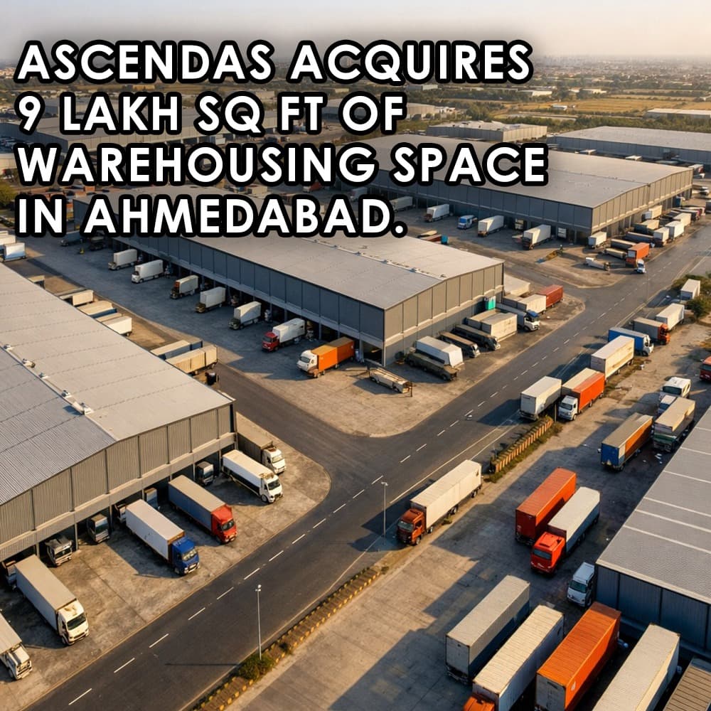 Ascendas Firstspace Enters Gujarat: A Rs 275 Crore Warehousing Investment Signals Confidence - Feature image