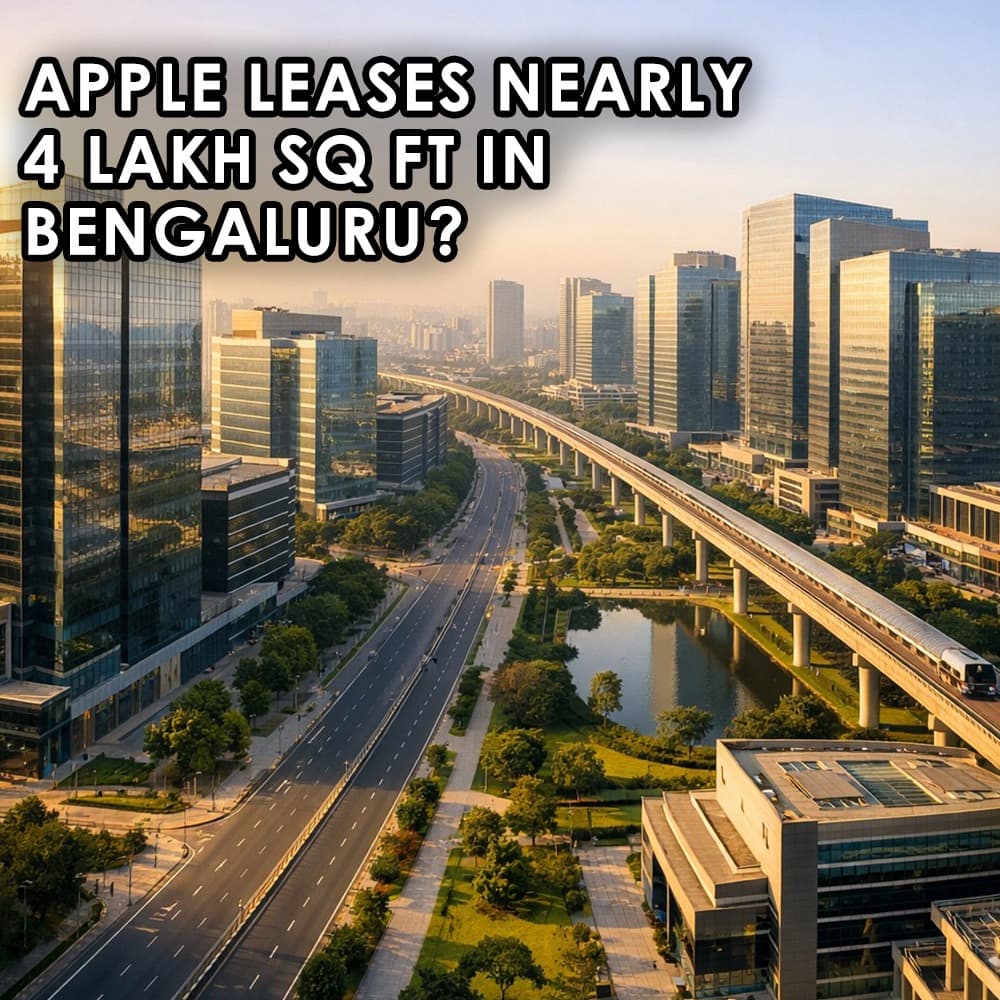 Apple's ₹1,333 Crore Bengaluru Lease: Decoding the Impact on India's Commercial Real Estate - Feature image