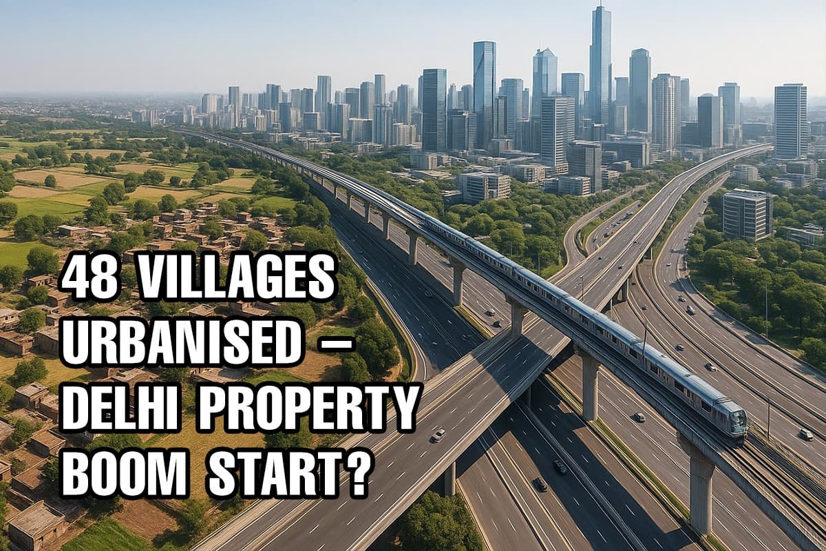 Delhi Master Plan 2041: Urbanization of 48 Villages to Reshape Real Estate - Featured blog image