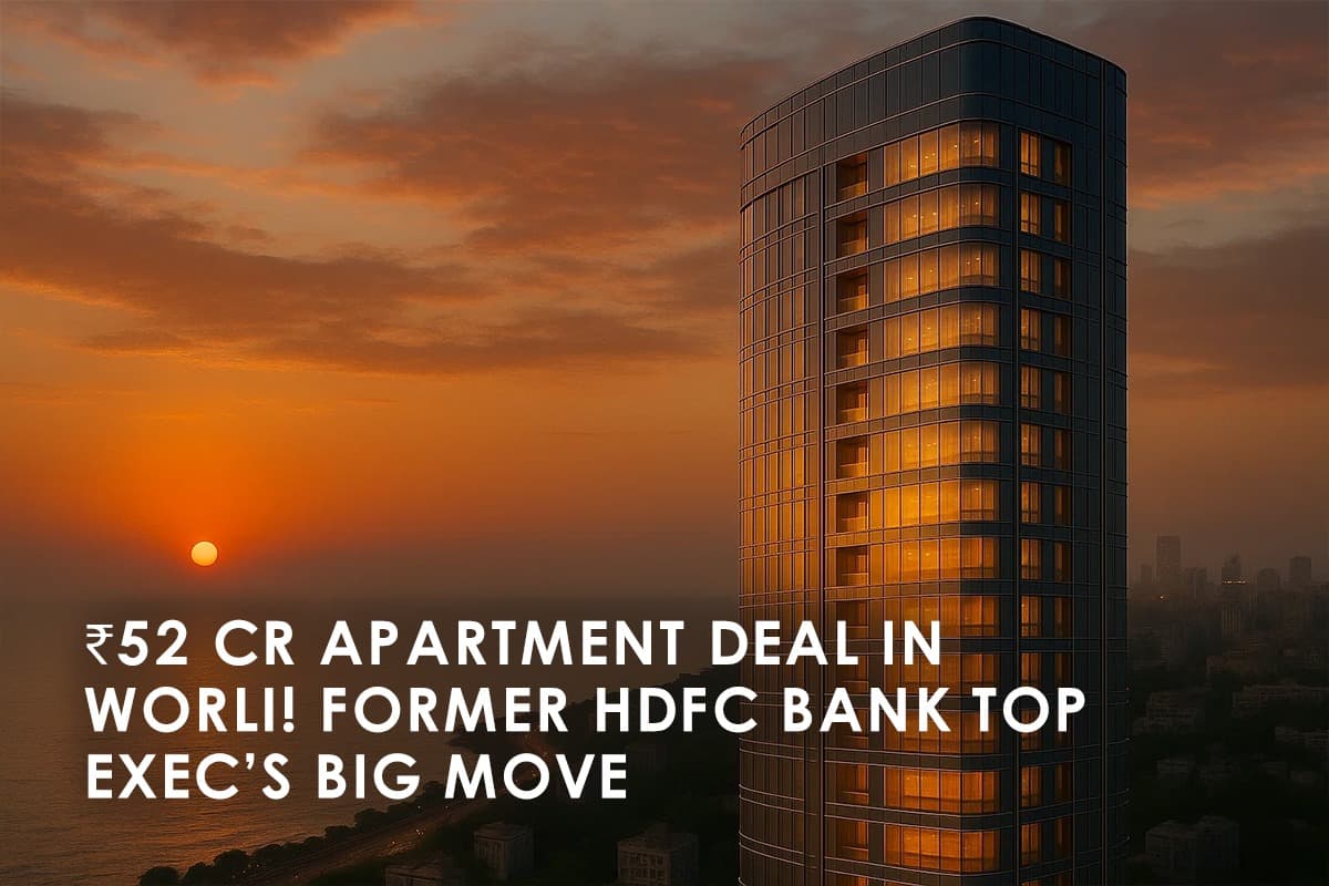 Former HDFC Bank Executive Buys ₹52.49 Crore Luxury Apartment in Mumbai's Worli - Featured blog image