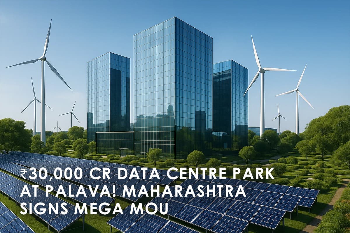 Maharashtra & Lodha Group Partner on ₹30,000-Crore Green Data Centre Park Near Mumbai - Featured blog image