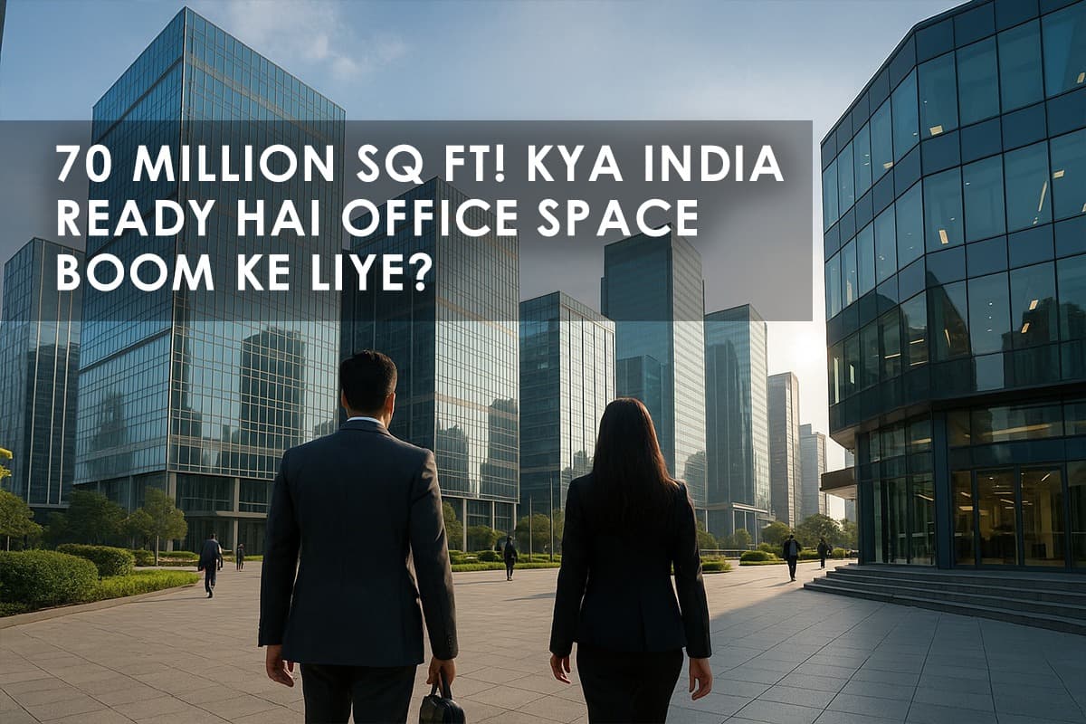 India's Office Space Demand to Reach 70 Million Sq Ft in 2024: Commercial Real Estate on the Rise - Featured blog image