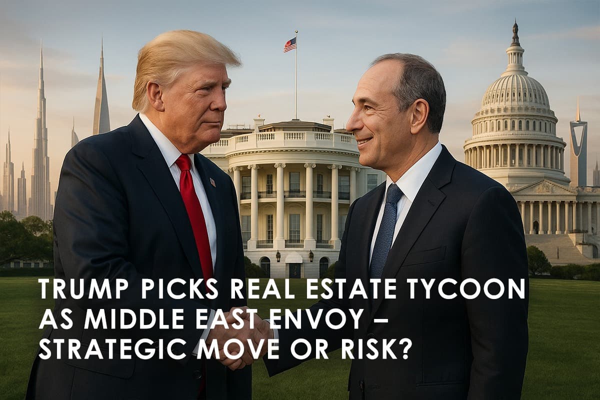 Donald Trump Appoints Steven Witkoff as Middle East Envoy: A Blend of Business and Politics - Featured blog image
