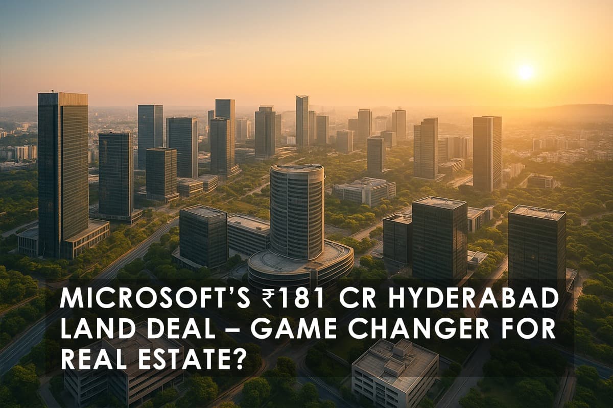 Microsoft India's ₹181.25 Crore Land Acquisition: A Boost for Hyderabad's Tech Hub Status - Featured blog image