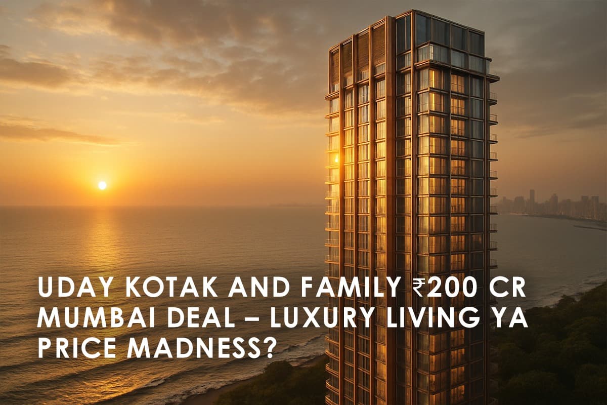 Uday Kotak's ₹200 Crore Mumbai Flat Purchase: A Tale of Wealth and Contrast - Featured blog image