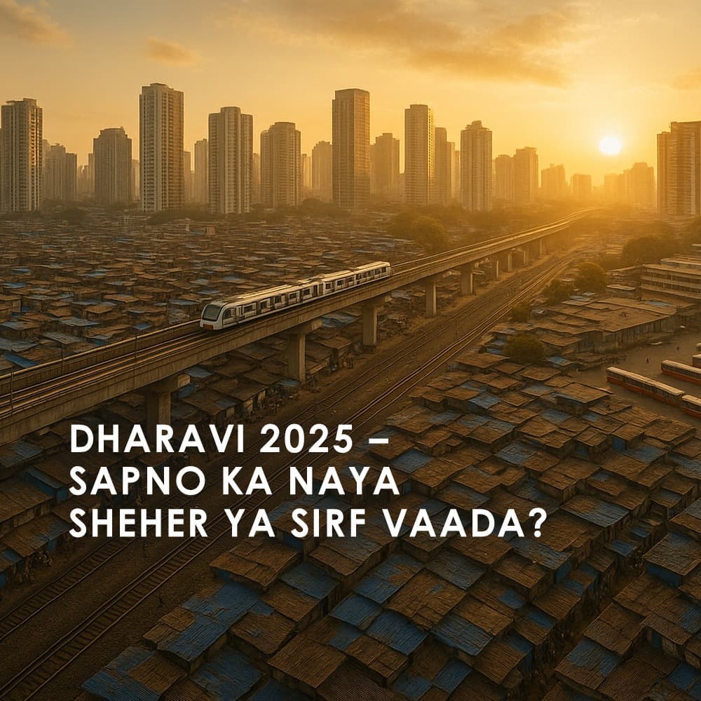 Dharavi Redevelopment 2025: A New Dawn with Metro, Rail & Bus Hub - Feature image