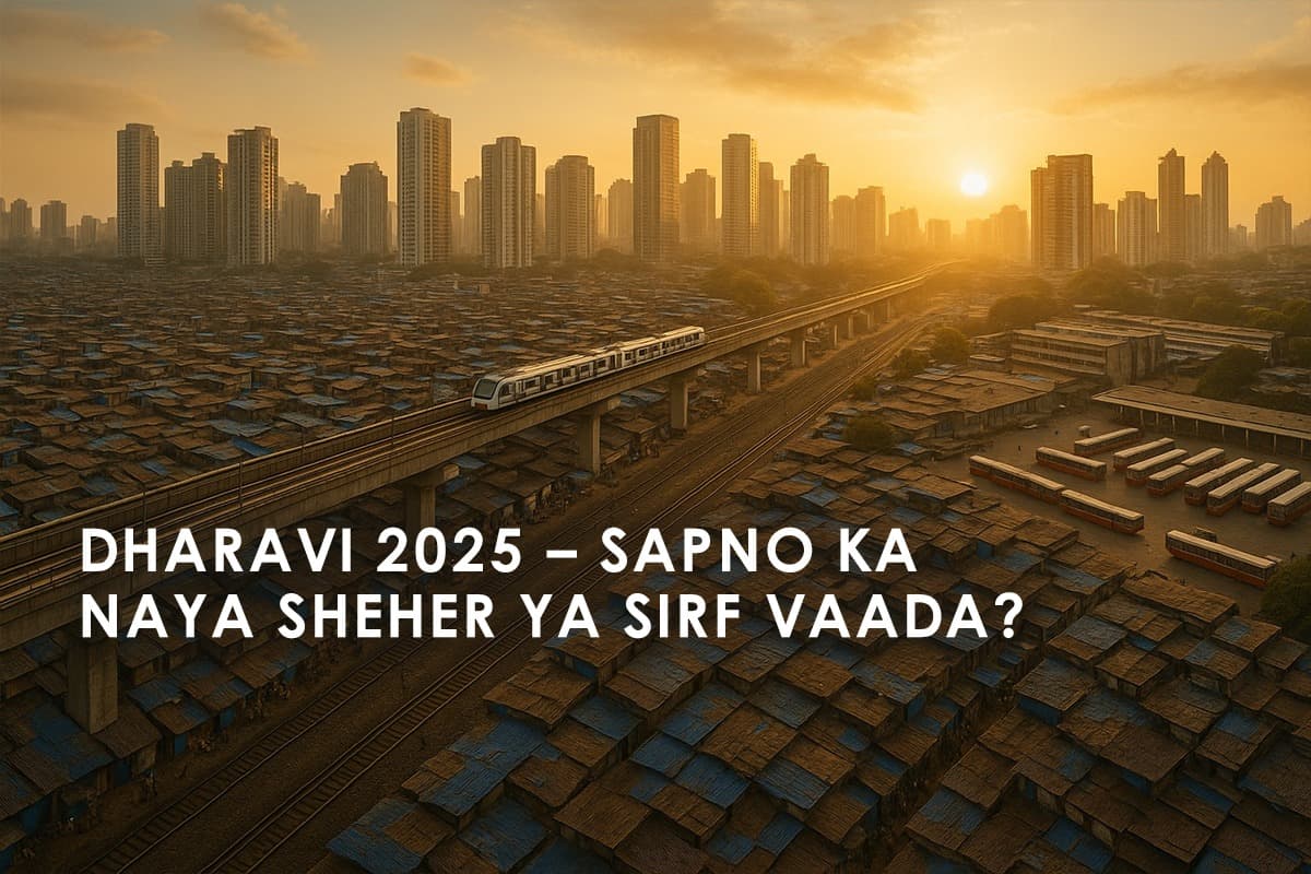 Dharavi Redevelopment 2025: A New Dawn with Metro, Rail & Bus Hub - Featured blog image