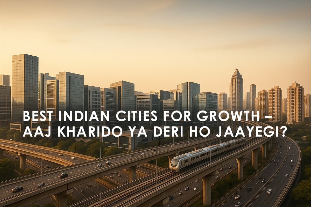 Best Indian Cities for Long-Term Real Estate Growth - Featured blog image