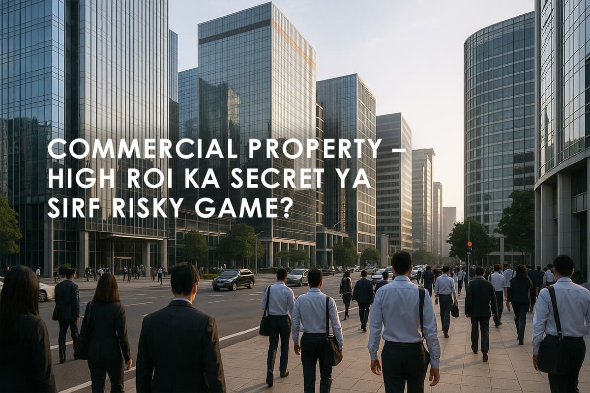 Why Commercial Spaces Offer Higher ROI Than Residential Properties - Featured blog image