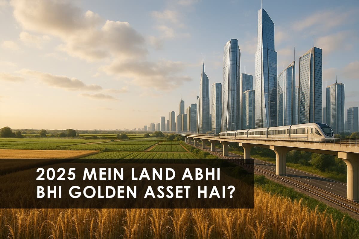 Why Land is Still a Golden Asset in India: A 2025 Perspective - Featured blog image