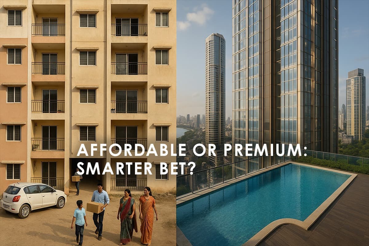 Affordable vs Premium Real Estate Growth in India: A 2025 Outlook - Featured blog image